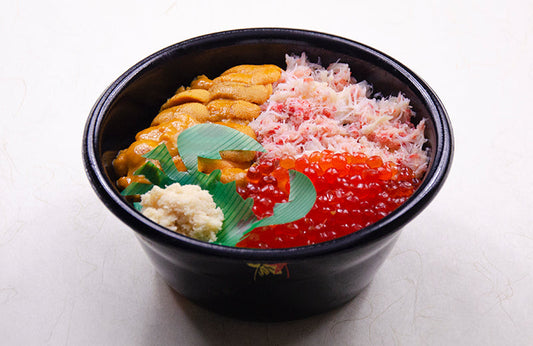 生うに3色丼小